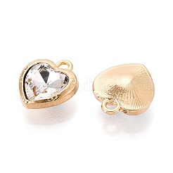 Alloy Rhinestone Charms&nbsp;PALLOY-T092-23G-01