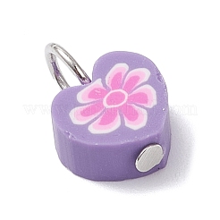 Handmade Polymer Clay Pendants&nbsp;PALLOY-JF04357-01
