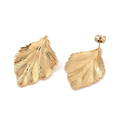304 Stainless Steel Stud Earrings&nbsp;EJEW-S227-13G