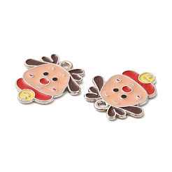 Christmas Alloy Enamel Pendants&nbsp;LS-ENAM-D050-13D-02P