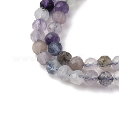 Natural Fluorite Beads Strands&nbsp;G-RM2025-A37-4mm