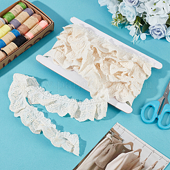 5 Yards Cotton Lace Trim Ribbon for Curtain Sofa Decoration&nbsp;OCOR-GF0005-52B