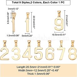304 Stainless Steel Pendants&nbsp;STAS-UN0016-71