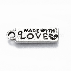 Tibetan Style Alloy Pendants&nbsp;TIBEP-N009-062AS-RS