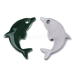201 Stainless Steel Enamel Pendants&nbsp;STAS-N088-16D