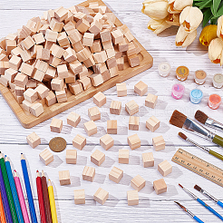 300Pcs Unfinished Woods Block&nbsp;WOOD-WR0001-23