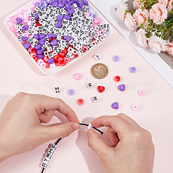 Mother's Day Theme Opaque Acrylic Beads Kits&nbsp;MACR-SP0001-40
