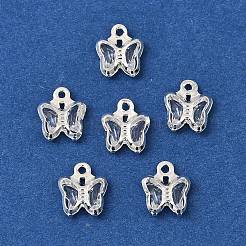 Brass Glass Charms&nbsp;KK-R216-19S