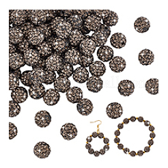 100Pcs Polymer Clay Rhinestone Beads&nbsp;RB-PH0001-43C