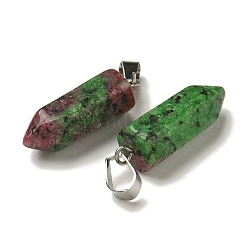 Dyed Natural Marble Pendants&nbsp;G-Z067-07P-06
