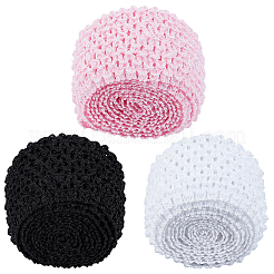6M 3 Colors Elastic Polyester Ribbon Baby Headbands&nbsp;OHAR-GF0001-54