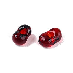 Picasso Spray Painted Glass Seed Beads&nbsp;SEED-T006-04-32