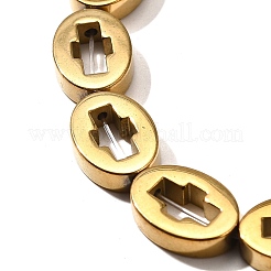 Electroplated Synthetic Non-magnetic Hematite Beads Strands&nbsp;G-L613-Z01-03E