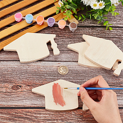 Unfinished Blank Natural Wood Sheets for Painting&nbsp;WOOD-WH0126-01