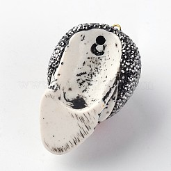 Skull Resin Pendants&nbsp;BRES-K001-01