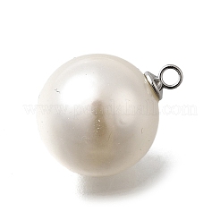 ABS Plastic Imitation Pearl Pendants&nbsp;FIND-H052-01I-01P