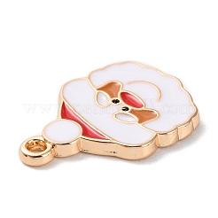 Christmas Zinc Alloy Enamel Pendants&nbsp;PALLOY-K008-03F-KCG