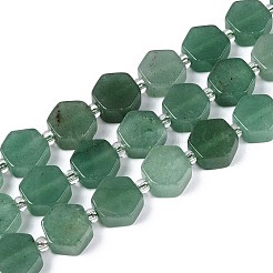 Natural Green Aventurine Beads Strands&nbsp;G-P534-A17-02