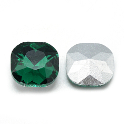 Pointed Back Glass Rhinestone Cabochons&nbsp;RGLA-T032-12x12mm-16