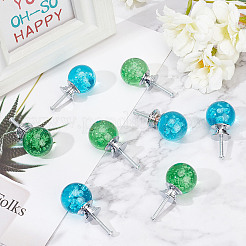 8Pcs 2 Colors Glass Drawer Knobs&nbsp;FIND-GA0001-28