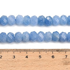 Faceted Dyed Natural White Jade Beads Strands&nbsp;GG-CBAE966-01A-T