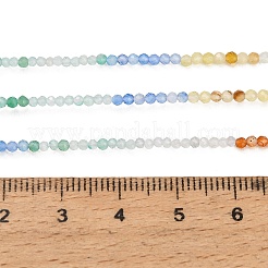 Gradient Color Natural Agate Beads Strands&nbsp;GG-CBA4399-A04-01A