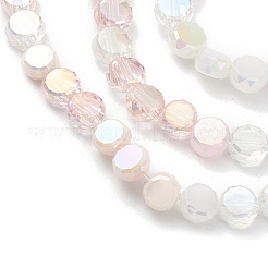 Gradient Color Electroplate Glass Bead Strands&nbsp;X1-GLAA-E042-03E