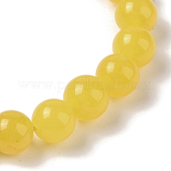 8mm Round Dyed Natural Jade Imitation Beeswax Braided Bead Bracelets for Women Men&nbsp;BJEW-C067-01B-05