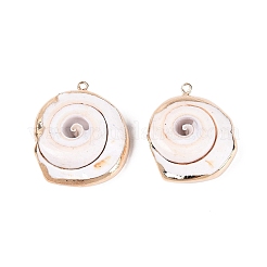 Electroplated Natural Shell Pendants&nbsp;BSHE-Q020-04