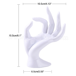 Plastic Ring Display Hand Model&nbsp;LS-DIY-I047-04B