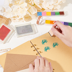Wooden Stamps with Rubber&nbsp;DIY-WH0002-65H