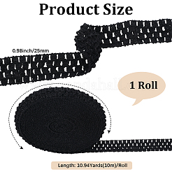 10M Elastic Polyester Ribbon Baby Headbands&nbsp;OHAR-GF0001-53B-02
