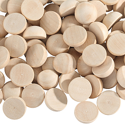 100Pcs Unfinished Natural Wood Cabochons&nbsp;WOOD-SP0001-54