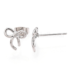 Brass Stud Earrings for Women&nbsp;EJEW-P275-01P