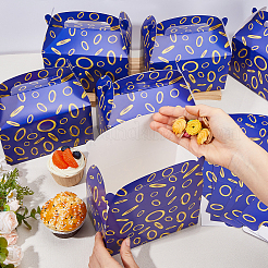 12Pcs Ring Printed Cardboard Paper Packing Boxes with Die Cut Hole Handles&nbsp;CON-WH0085-187