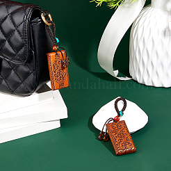 2Pcs Wood Polyester PVC Pendant Decorations&nbsp;KEYC-FH0001-65