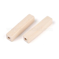 Unfinished Wood European Beads&nbsp;WOOD-S659-13-LF