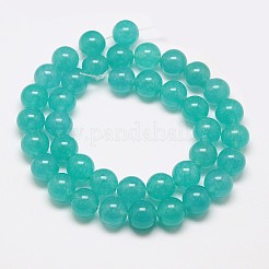 Natural Malaysia Jade Bead Strands&nbsp;G-M101-8mm-05