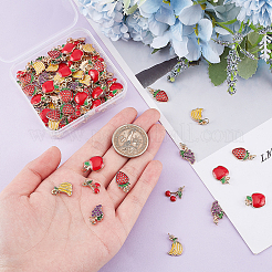 100Pcs Alloy Enamel Pendants&nbsp;FIND-DC0001-79