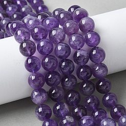 Natural Amethyst Beads Strands&nbsp;G-R446-10mm-21-A