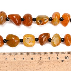 Natural Dragon Veins Agate Beads Strands&nbsp;GG-L001-I01-01