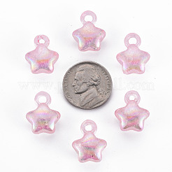 Transparent Crackle Acrylic Pendants&nbsp;MACR-S373-63-L05