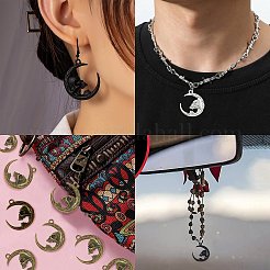 30Pcs 3 colors Alloy Pendants&nbsp;PALLOY-CJ0002-33
