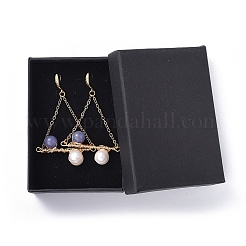 Triangle Dangle Earrings&nbsp;EJEW-JE03984-04
