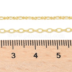 Brass Cable Chains Necklace for Women&nbsp;LS-NJEW-P265-04G