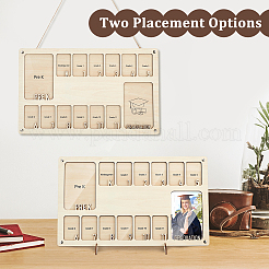 Wooden Hanging Kindergarten to Graduation Photo Frame&nbsp;AJEW-WH0752-515A