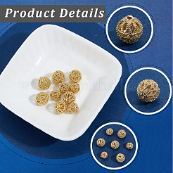 20Pcs 2 Styles Brass Beads&nbsp;KK-SC0007-92