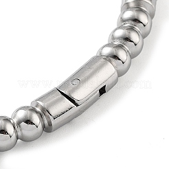 Non-Tarnish 201 Stainless Steel Hinged Bangle&nbsp;STAS-Z057-01B