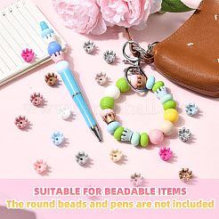 26Pcs 13 Colors Food Grade Eco-Friendly Silicone Focal Beads&nbsp;SIL-SZ0004-27