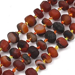 Natural Banded Agate Beads Strands&nbsp;GG-T001-06